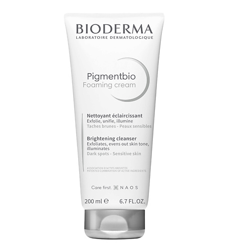 BIODERMA Осветляющий и очищающий крем Pigmentbio 200 #1