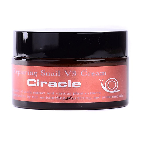 CIRACLE Крем для лица восстанавливающий Repairing V3 Snail Cream 50 #1