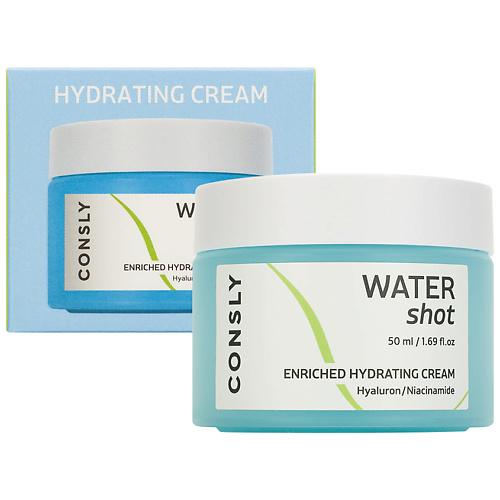 CONSLY Крем для лица Увлажняющий с гиалуроновой кислотой и ниацинамидом Water Shot Enriched Hydrating Cream 50 #1