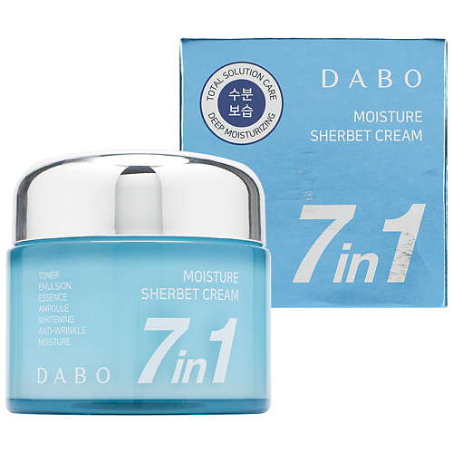 DABO Крем-щербет для лица для интенсивного увлажнения 7 in 1 Moisture Sherbet Cream 80 #1