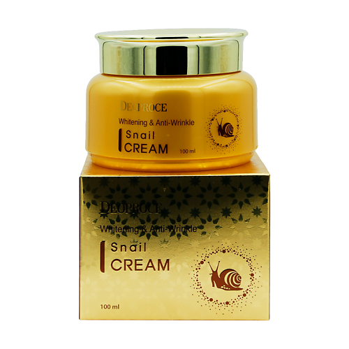 DEOPROCE Крем для лица с экстрактом улитки Whitening and Anti-Wrinkle Snail Cream 100 #1