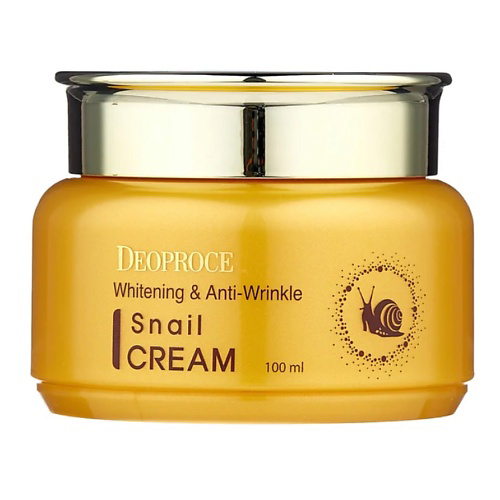 DEOPROCE Whitening And Anti-Wrinkle Snail Cream Крем для лица с муцином улитки 100 #1