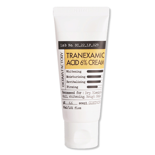 DERMA FACTORY Крем с 6% транексамовой кислотой Tranexamic acid 6% cream 30 #1