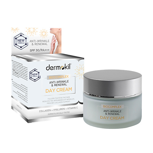 DERMOKIL Крем коллаген биокомплекс дневной Anti-Wrinkle & Renewal Day Cream 50 #1