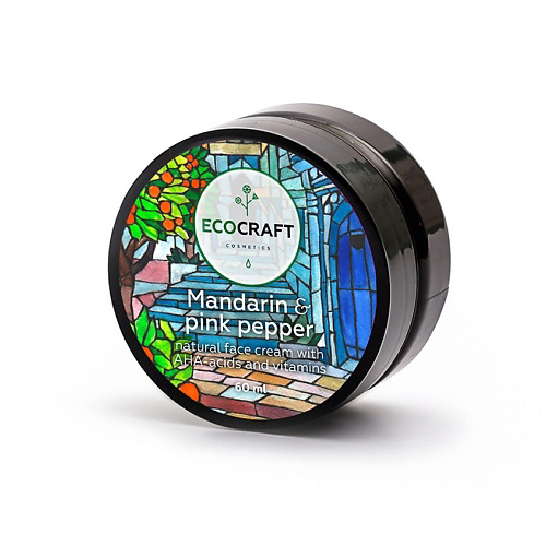 ECOCRAFT Крем для лица Мандарин и розовый перец Mandarin & Pink Pepper Natural Face Cream 60 #1