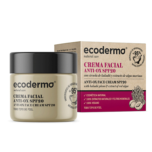 ECODERMA Крем для лица с антиоксидантным действием SPF20 Anti-OX Face Cream 50 #1