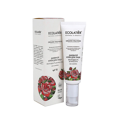 ECOLATIER Ecolatier Green Дневной крем для лица "МОЛОДОСТЬ И КРАСОТА" серия ORGANIC WILD ROSE 50 #1