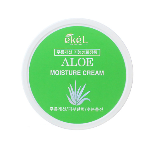EKEL Крем для лица с Алоэ Успокаивающий и увлажняющий Moisture Cream Aloe 100 #1