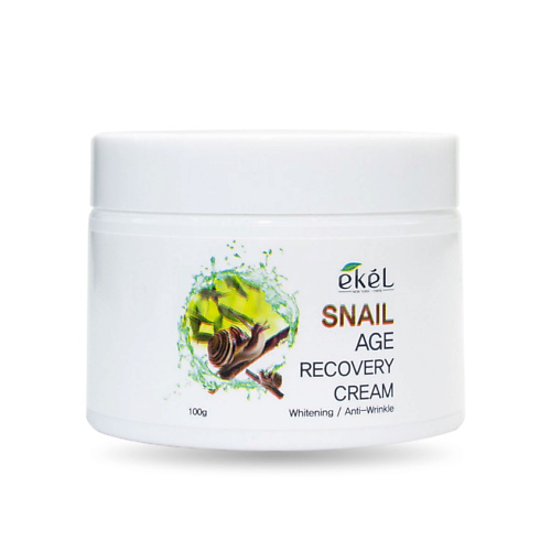 EKEL Крем для лица с Муцином улитки Age Recovery Cream Snail 100 #1