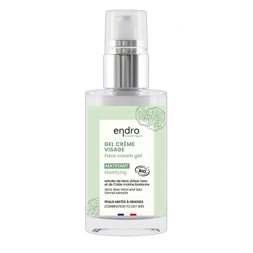 ENDRO Крем-гель для лица с матирующим эффектом для комбинированного и жирного типа кожи 50 #1