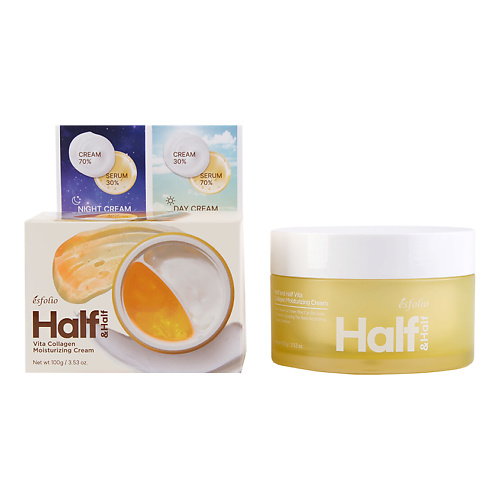 ESFOLIO Крем для лица HALF&HALF с коллагеном (увлажняющий) 100 #1
