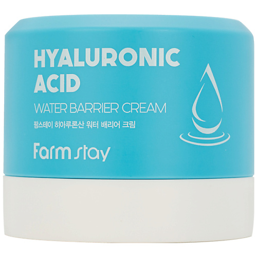 FARMSTAY Крем для лица увлажняющий защитный с гиалуроновой кислотой Hyaluronic Acid Water Barrier Cream 80 #1