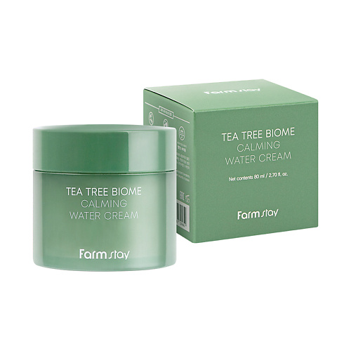 FARMSTAY Увлажняющий крем для лица с чайным деревом Tea Tree Biome Calming Water Cream 80 #1