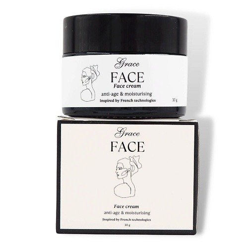 GRACE FACE Интенсивно увлажняющий крем уход для лица антивозрастной c ниацинамидом 30 #1