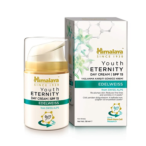 HIMALAYA SINCE 1930 Дневной крем молодость кожи SPF 15 Youth eternity day cream 50 #1