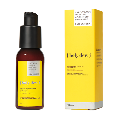 HOLY DEW SUN SCREEN SPF 50 PA++++ Солнцезащитный крем для лица и тела 50 #1