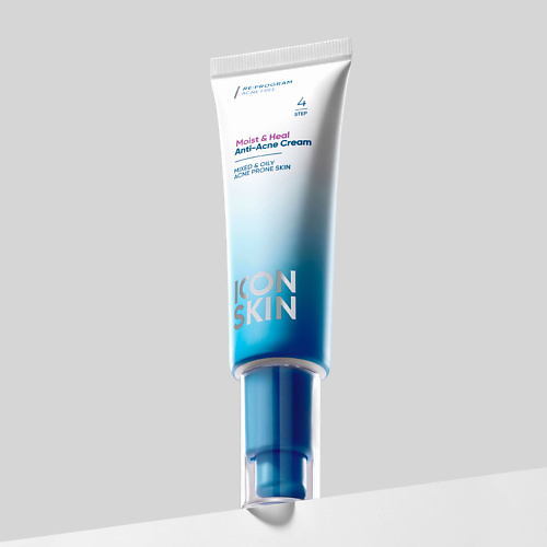 ICON SKIN Увлажняющий крем для кожи, склонной к акне Moist & Heal 50 #1