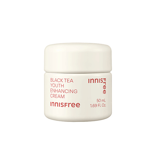 INNISFREE Антиоксидантный крем с экстрактом чёрного чая и аденозином для повышения упругости кожи Black Tea 50 #1