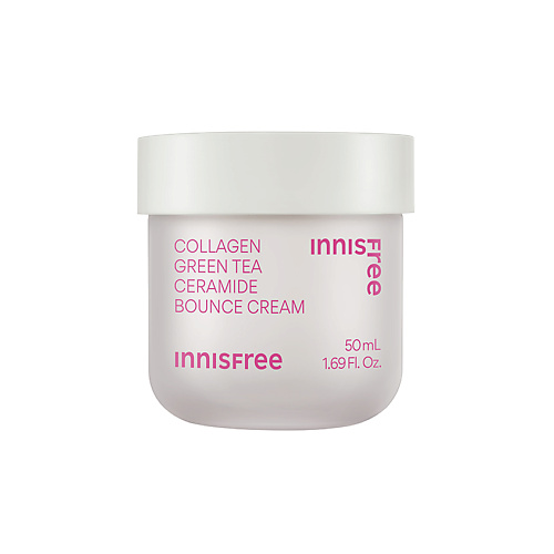 INNISFREE Укрепляющий крем с коллагеном и церамидами зелёного чая для упругости кожи Collagen 50 #1