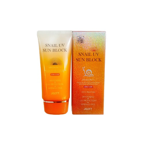 JIGOTT SPF50+/PA+++ Солнцезащитный крем с улиточным муцином 70 #1