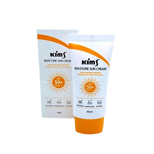 KIMS Увлажняющий солнцезащитный крем для лица Moisture Sun Cream SPF 50+ PA++++ Triple Function 50 #1