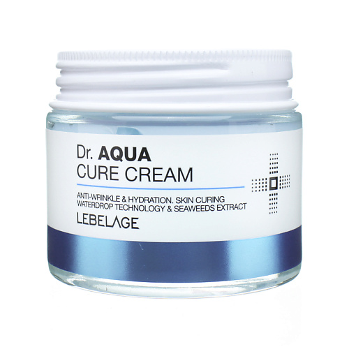 LEBELAGE Крем для лица с Экстрактом Водорослей для Обезвоженной кожи Dr. Aqua Cure Cream 70 #1