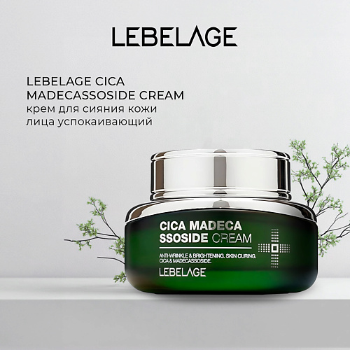 LEBELAGE Крем с центеллой и мадекассосидом CICA MADECASSOSIDE CREAM 55 #1