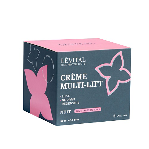 LEVITAL Крем для лица ночной увлажняющий пептидный Crème Multi-Lift 50 #1