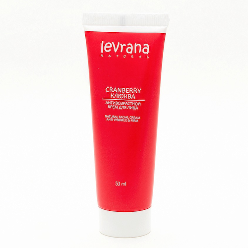 LEVRANA Крем для лица антивозрастной Клюква Cranberry Natural Facial Cream 50 #1