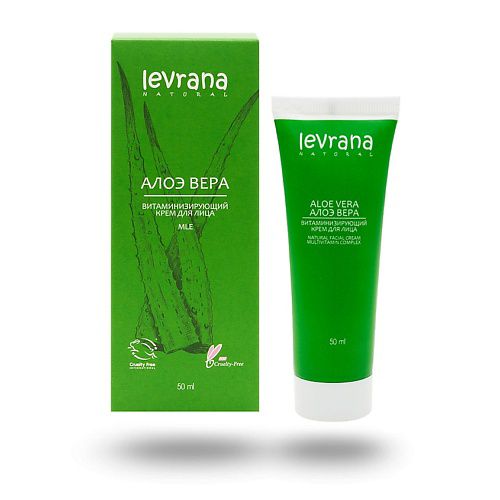 LEVRANA Крем для лица витаминизирующий Алоэ Вера Aloe Vera Natural Facial Cream 50 #1