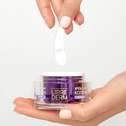 LIBREDERM Крем для уменьшения морщин и восстановления упругости ночной Collagen Anti - Aging Night 50 #1