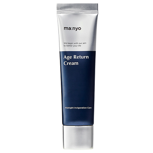 MA:NYO Антивозрастной ночной крем для лица с сапонинами женьшеня AGE RETURN CREAM 30 #1