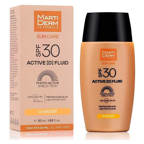 MARTIDERM Солнцезашитный крем Sun Care Active (D) Fluid SPF 30+ 50 #1