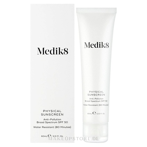 MEDIK8 Солнцезащитный крем для лица Physical Sunscreen SPF 50 60 #1