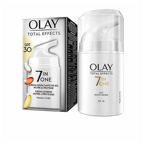 OLAY Антивозрастной увлажняющий крем для лица Total Effects 7 in one SPF 15 50 #1