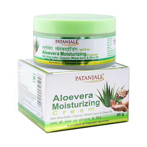 PATANJALI Увлажняющий крем с алоэ вера 50 #1