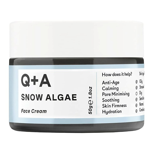 Q+A Увлажняющий крем для лица Snow Algae Face Cream 50 #1