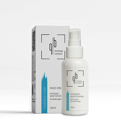 QB TECHNOLOGY COSMETICS Интенсивно увлажняющий крем для лица с соком алоэ-вера и экстрактом клюквы 100 #1