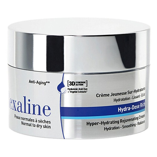 REXALINE Интенсивно увлажняющий крем для лица 3D Hydra-Dose Rich Hyper-Hydrating Rejuvenating Cream 50 #1