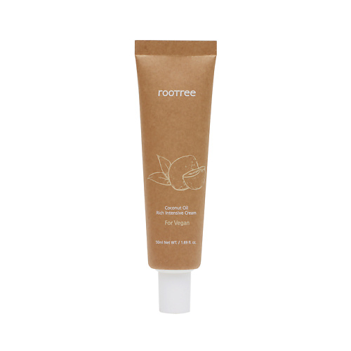 ROOTREE Крем для лица интенсивный с маслом кокоса Coconut Oil Rich Intensive Cream 50 #1