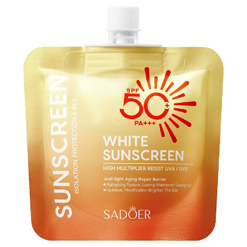 SADOER Крем для лица 6в1  восстанавливающий солнцезащитный SPF 50+ 30 #1
