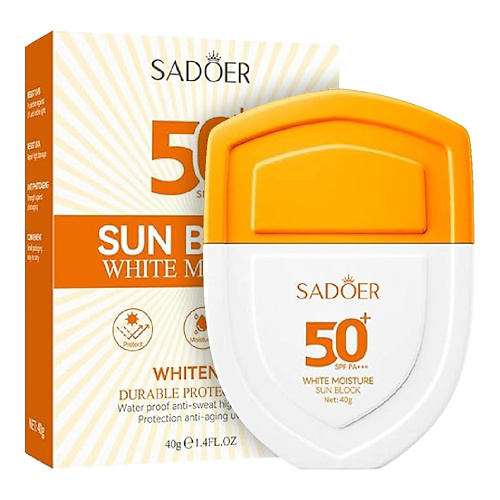 SADOER Крем для лица и тела SPF50+ осветляющий и увлажняющий 40 #1