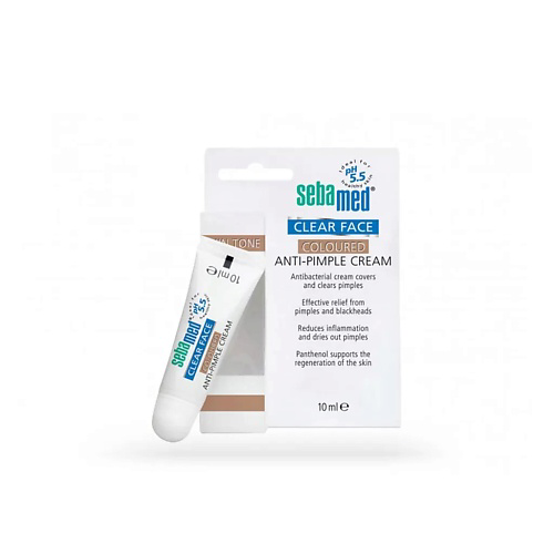 SEBAMED Маскирующий антибактериальный крем против прыщей Clear Face Coloured Anti-Pimple Cream 10 #1