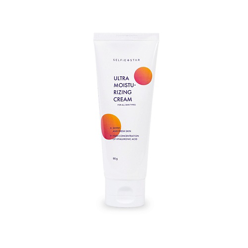 SELFIE STAR Увлажняющий крем для лица с гиалуроновой кислотой Ultra Moisturizing Cream With Hyaluronic Acid 90 #1