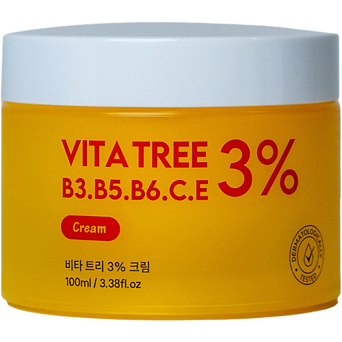 SHINCOS.LAB Восстанавливающий крем с витаминами Vita Tree 3% Cream 100 #1