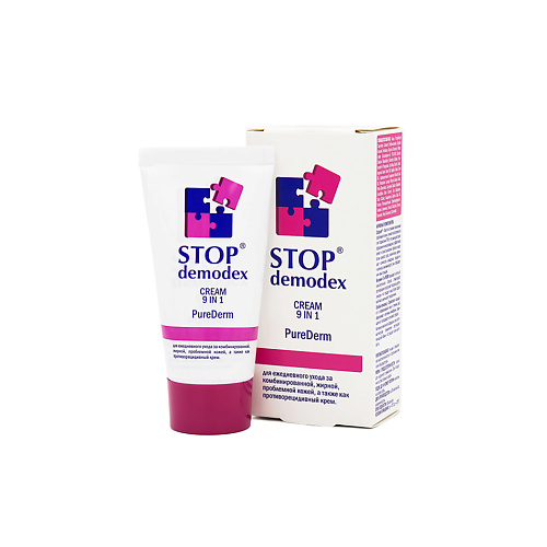 STOP DEMODEX Крем 9 в 1 PureDerm 50 #1