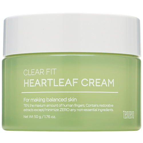 TENZERO Крем для лица балансирующий с экстрактом хауттюйнии Heartleaf Cream 50 #1