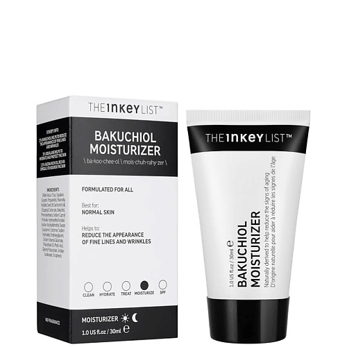 THE INKEY LIST Антивозрастной разглаживающий Bakuchiol Moisturizer с растительным аналогом ретинола 30 #1