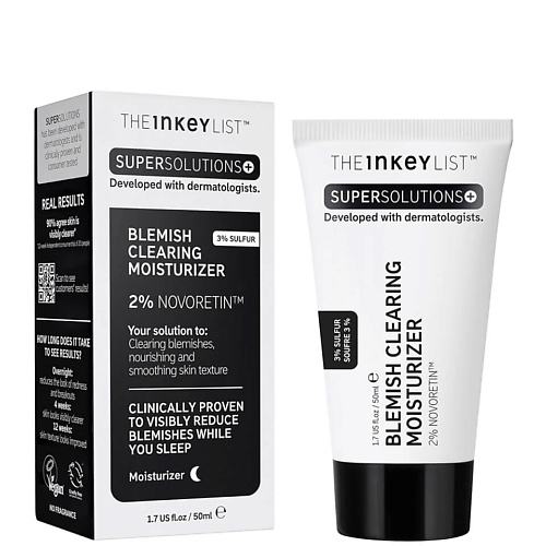 THE INKEY LIST Ночной крем с ретиноидами для проблемной кожи Blemish Clearing Moisturiser 50 #1
