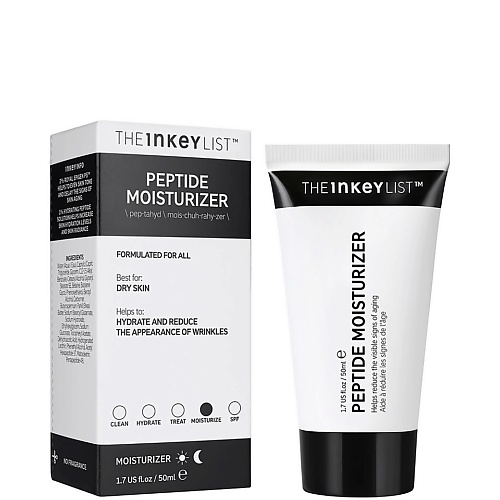 THE INKEY LIST Увлажняющий крем для лица с пептидами Peptide Moisturiser 50 #1